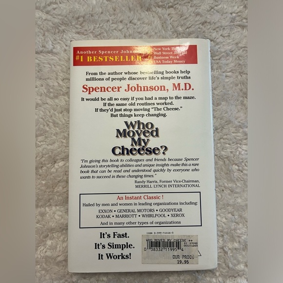 Who Moved my Cheese by Spencer Johnson M.D. - Picture 2 of 2